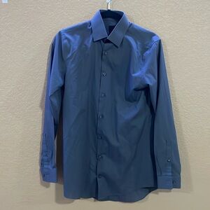 Grey slim fit JF dress shirt